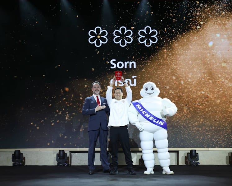 Sorn makes history at Michelin Guide Thailand 2025 Star Revelation