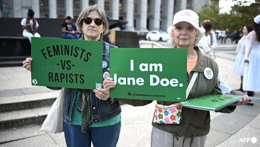 Protesters stage 'I Am Jane Doe' rally in New York City against sexual violence