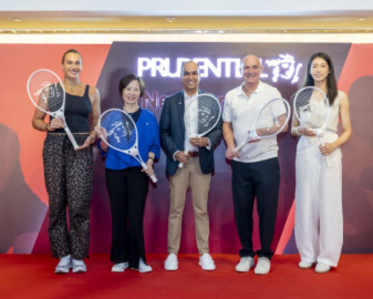 Prudential NextGen Aces featured Exclusive On-Court Session and Panel Series with tennis icons Andre Agassi and Aryna Sabalenka