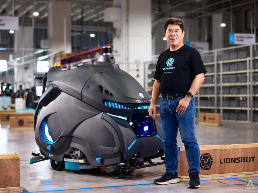 This co-founder of Singapore robotics company Lionsbot once sold cleaning equipment from door to door
