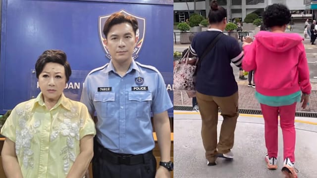 数月前滑倒撞伤，薛家燕刚与陈泓宇拍戏，近况曝光引担忧