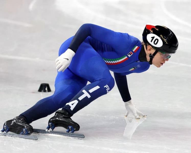 Short track-Italy's Fontana enjoys silver lining as she matches record