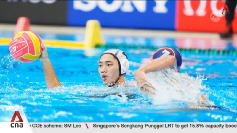 World Aquatics Championships: Singapore men's water polo team beaten 26-6 by US