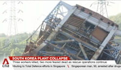 South Korea plant collapse: Three killed, others feared dead as rescue operation continues 