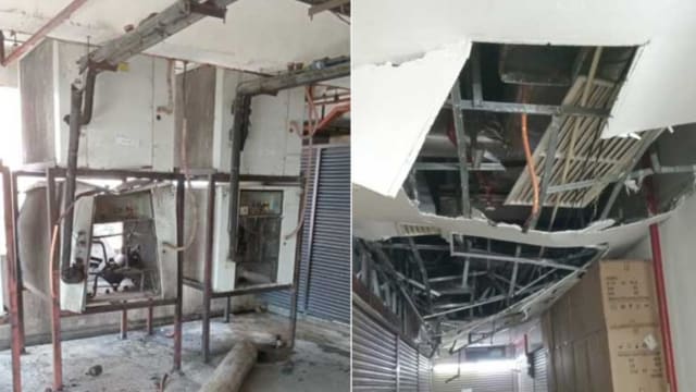 吉隆坡商场冷气机爆炸 天花板坍塌砸伤三人