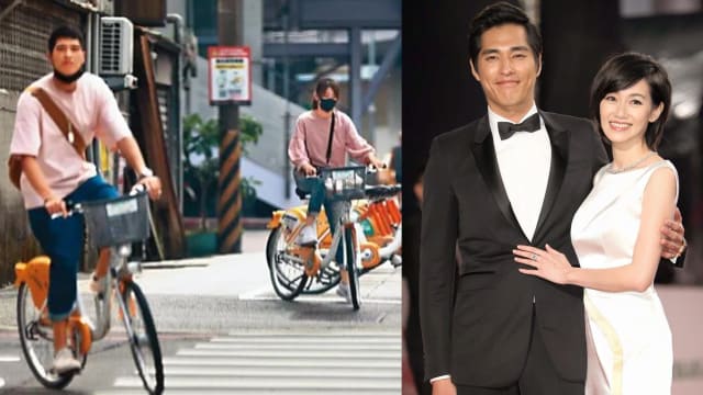蓝正龙惊爆和周幼婷离婚　一起骑脚车去办手续