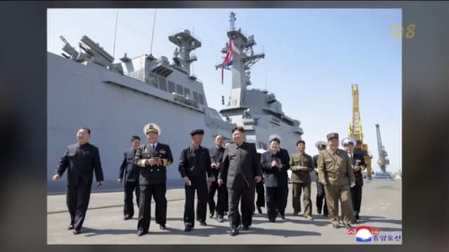 金正恩现场视察 朝鲜驱逐舰再试射导弹
