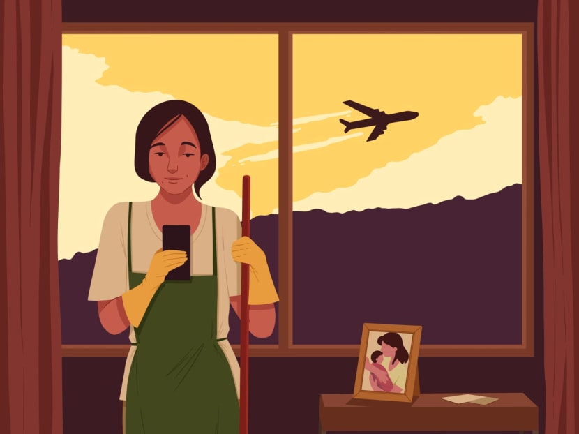 Commentary: Domestic helpers who are single mothers like me struggle with separation from children — more employers' empathy would help greatly Commentary: Domestic helpers who are single mothers like me struggle with separation from children — more employers' empathy would help greatly