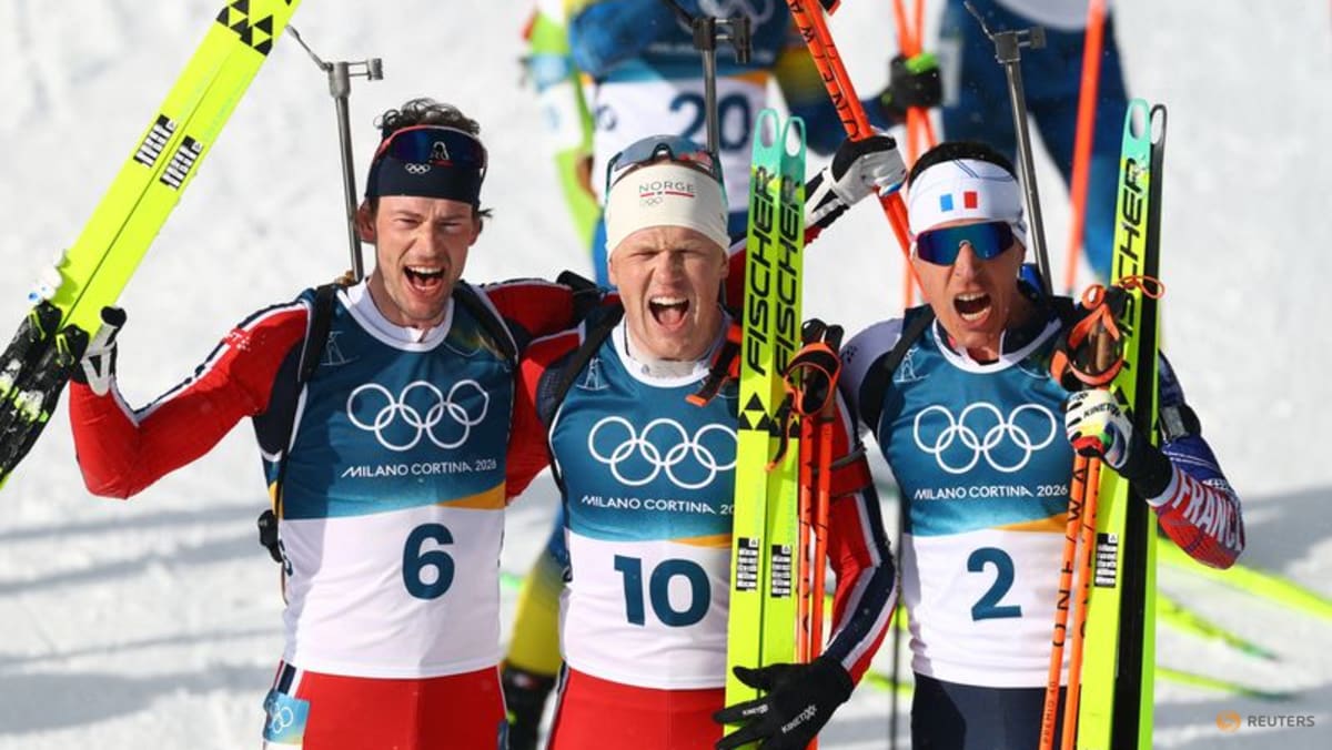 Biathlon-Dale-Skjevdal's perfect shooting gives Norway record gold tally