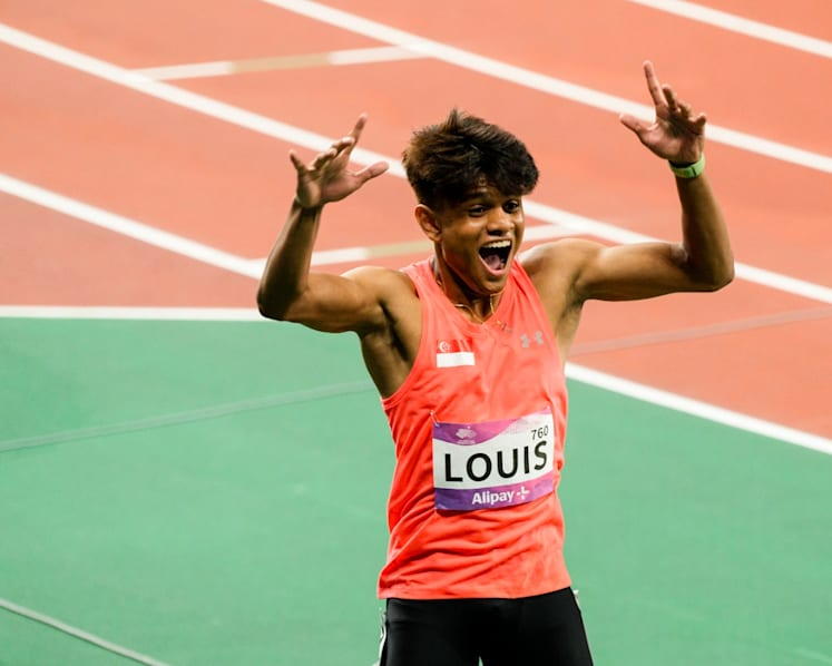 Singapore sprinter Marc Brian Louis smashes UK Shyam’s 22-year 100m national record at Asian Games