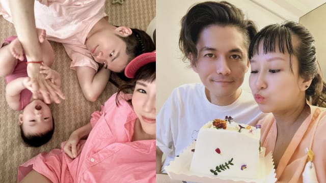 首度迎来母亲节　潘嘉丽被发烧儿折腾