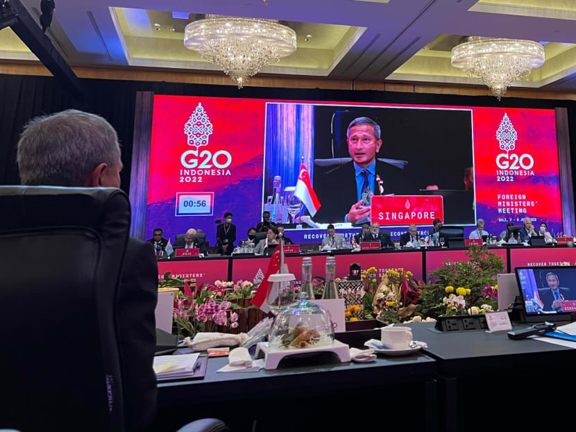 Vivian Balakrishnan urges G20 countries to stop 'weaponising food'