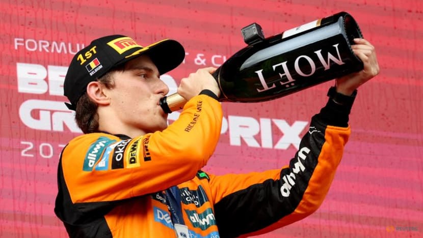 Piastri beats Norris in rain-delayed Belgian Grand Prix