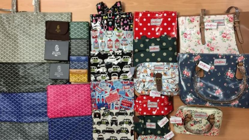 Singapore Customs detains 700 counterfeit bags and wallets from China