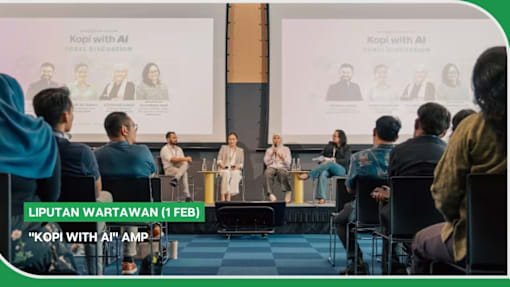 Liputan Wartawan (1 Feb) | "Kopi with AI" AMP