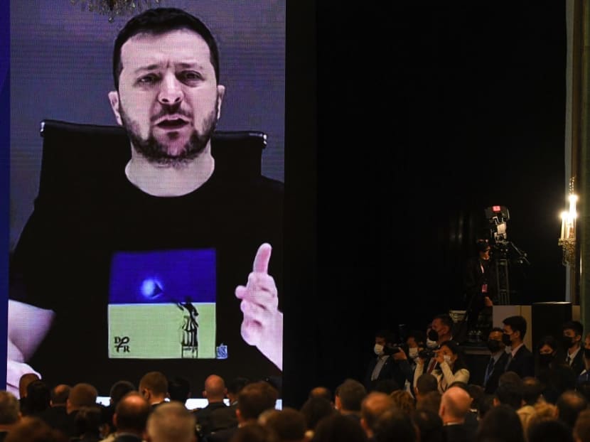 World's 'future rules' being decided on Ukraine battlefields, says Zelenskyy in virtual Singapore speech