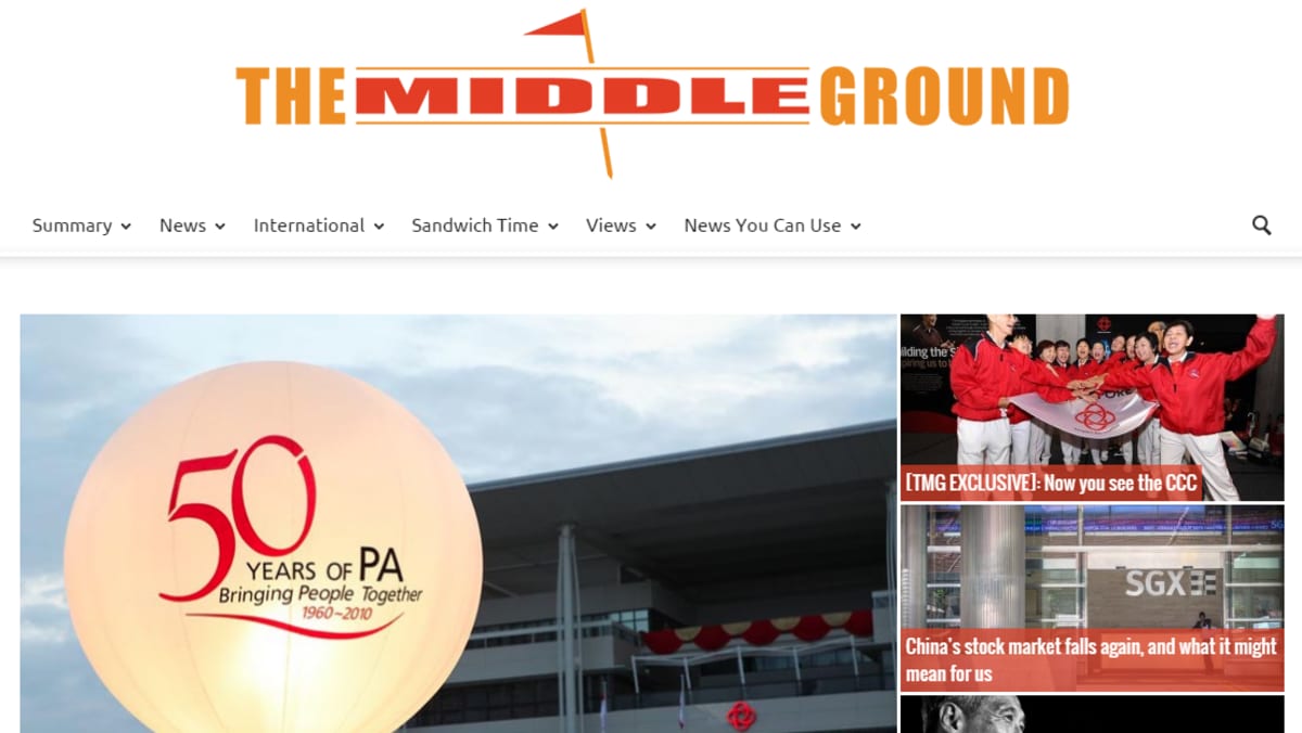 MDA seeks registration of website The Middle Ground - CNA