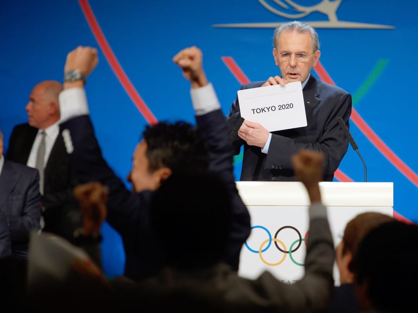 Former IOC president Jacques Rogge revealing Tokyo as the host city for the 2020 Summer Olympics. French prosecutors now are investigating allegations of corruption and money laundering involving two secret payments made in October 2013 by the Tokyo bid team to Black Tidings’ bank account. Photo: AFP Former IOC president Jacques Rogge revealing Tokyo as the host city for the 2020 Summer Olympics. French prosecutors now are investigating allegations of corruption and money laundering involving two secret payments made in October 2013 by the Tokyo bid team to Black Tidings’ bank account. Photo: AFP