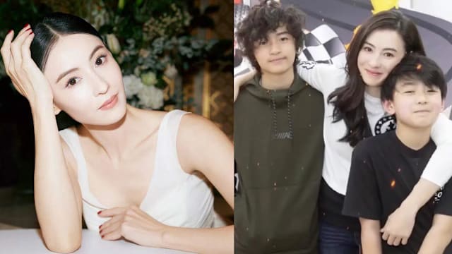 张柏芝全家出动，现身机场送大儿子Lucas出国读书？