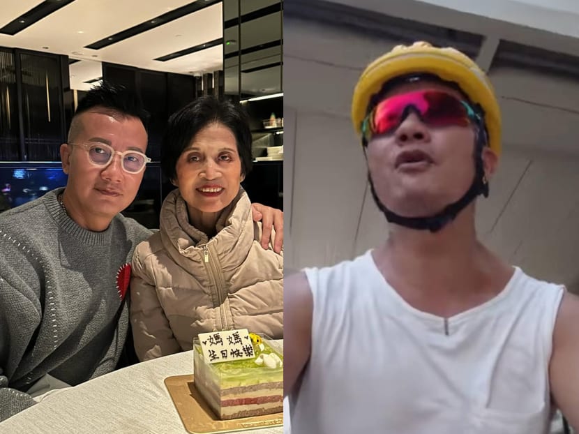 Actor Chen Hanwei cycled from Selangor to Singapore in charity event, stopped in JB to pay respects to late mum