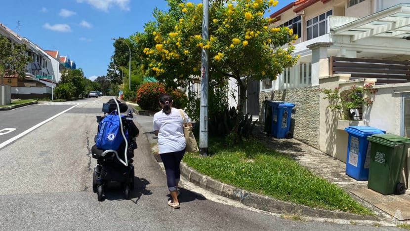 Uneven terrain, obstructed paths: This is how wheelchair users navigate public pavements in Singapore