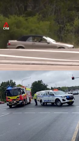 Car crashes into crowd in Australia, injuring 10