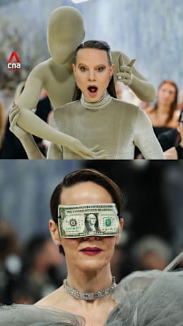 Eye-catching and outrageous costumes at Met Gala 2026