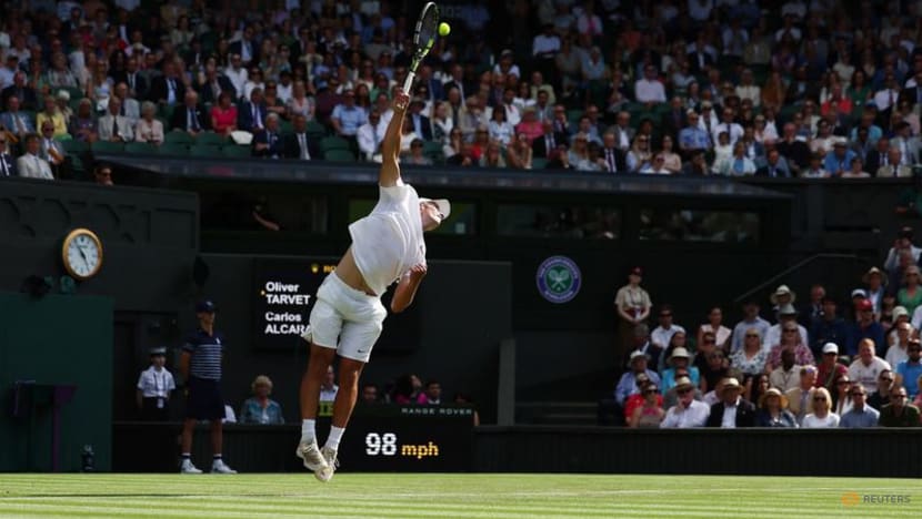 Tarvet's Wimbledon journey ends with Alcaraz lesson in mental toughness