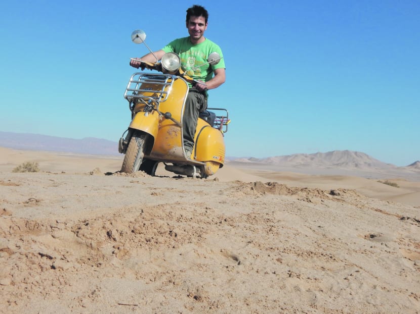 Scooting around the world on a Vespa
