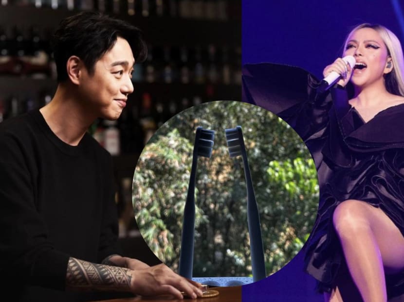 A-Mei’s bartender boyfriend posted a pic of their toothbrushes to mark her 51st birthday; what does it mean?