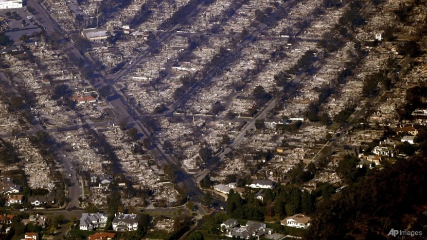 From above, devastating scenes from Los Angeles wildfires From above, devastating scenes from Los Angeles wildfires