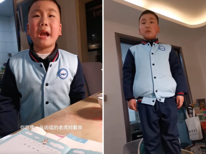 A boy from Yichun, Jiangxi province in China has gone viral on Chinese social media platforms for his eloquent criticism of his mother's "fierce tiger" parenting style. A boy from Yichun, Jiangxi province in China has gone viral on Chinese social media platforms for his eloquent criticism of his mother's "fierce tiger" parenting style.
