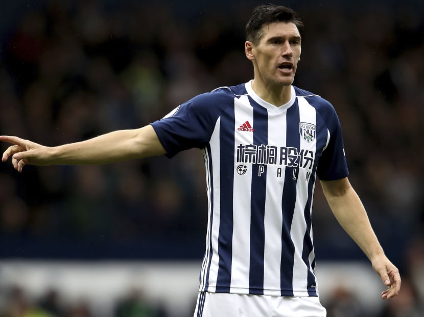 West Bromwich Albion's Gareth Barry during the Premier League match at The Hawthorns, West Bromwich. Photo: AP