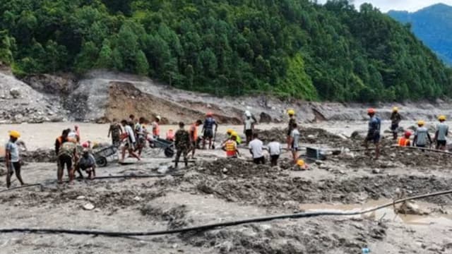 尼泊尔拟在中尼边境重建山体滑坡预警系统