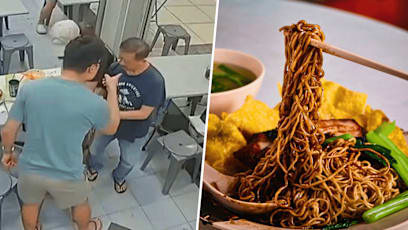 Elderly Owner Of Bei-Ing Wanton Noodle Shoved To Ground In Dispute Over Patting Girl's Head Declines To See Doctor For Back Injury