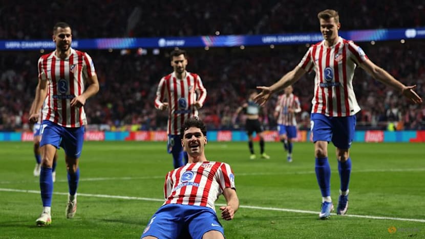 Sorloth hat-trick sends Atletico Madrid into Champions League last 16