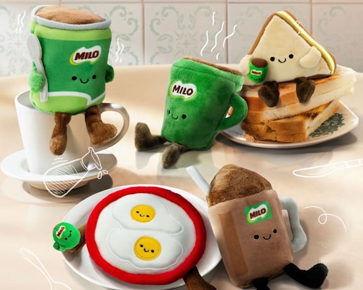 Milo launches limited edition plushies of iconic local treats, from kaya toast to gem biscuits