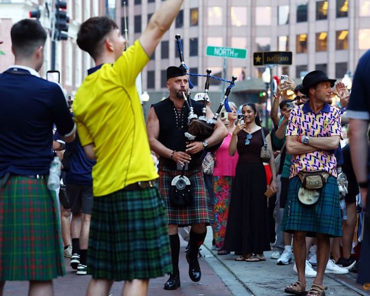 Scotland's Tartan Army digs deep into pockets for World Cup return