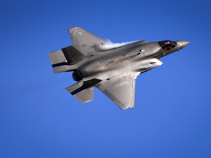 The F-35B aircraft (pictured) can travel at a maximum speed of about 1.6 times the speed of sound, or about 1,900km/h. The F-35B aircraft (pictured) can travel at a maximum speed of about 1.6 times the speed of sound, or about 1,900km/h.