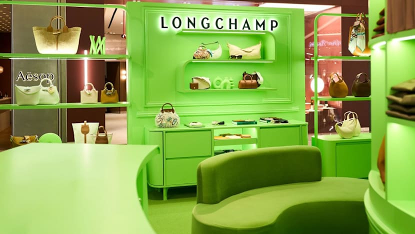 Longchamp brings travelling pop-up to Raffles City in Singapore