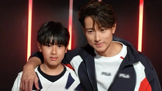 吴尊同框12岁Max　爸爸冻龄、儿子长高！