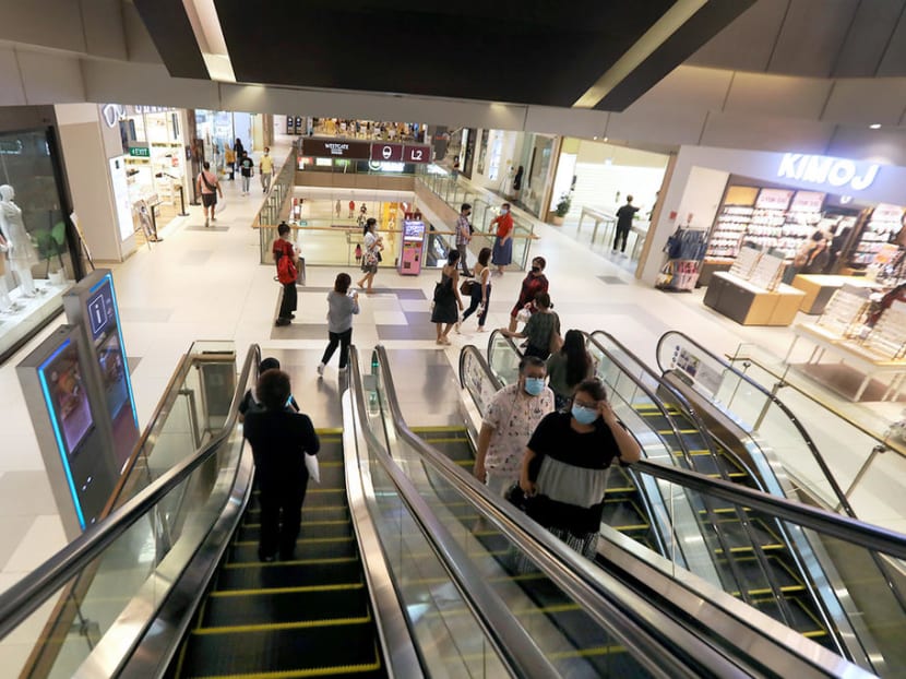 There will be a grace period of one week from Oct 13 for what the authorities describe as "vaccination-differentiated safe management measures" in malls to be implemented, the Ministry of Health, the Ministry of Trade and Industry and Enterprise Singapore said on Oct 10.