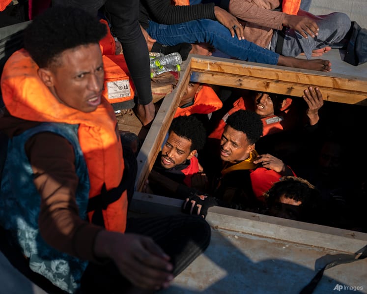 Leaders of Britain and Italy take similar ‘offshoring’ approaches to processing migrants
