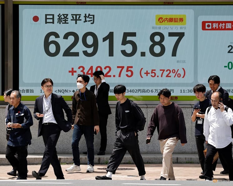 Asian stocks hit record high, dollar wobbles on US-Iran peace deal hopes