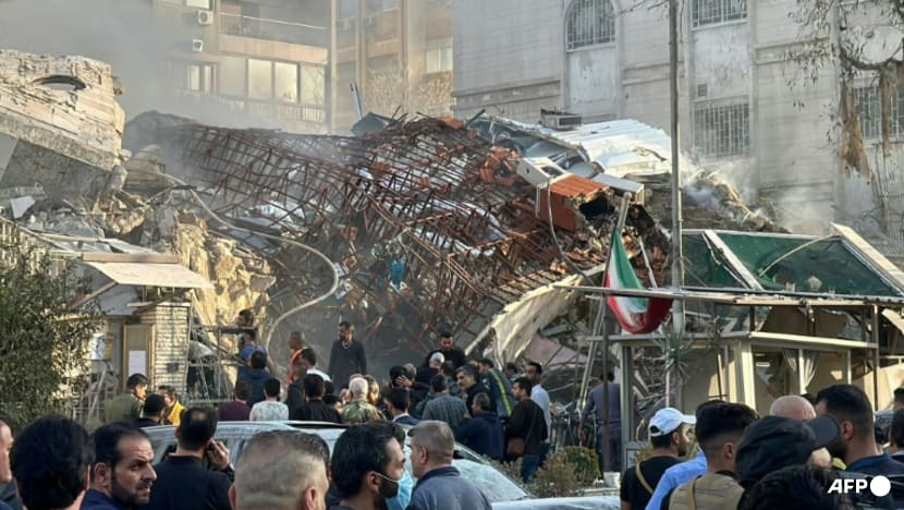 Israel destroys an Iranian consular annex in Syria killing all inside Israel destroys an Iranian consular annex in Syria killing all inside