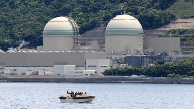 日本福井县核电站反应堆在警报响起后暂停运作