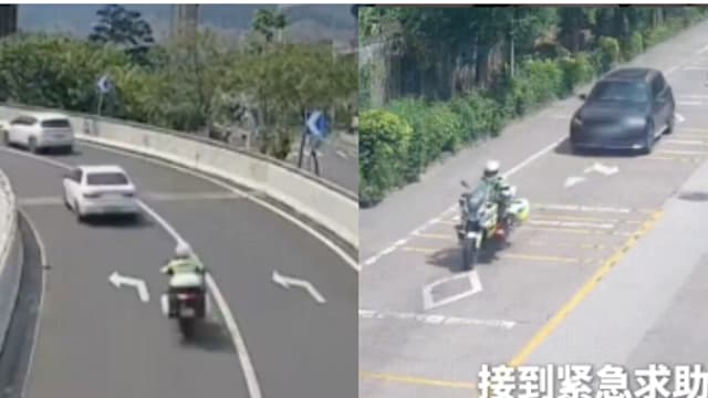 交警接力开道 中国母亲赶高铁见儿子最后一面