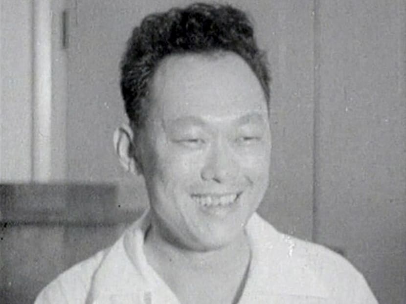 Mr Lee Kuan Yew smiles after the People's Action Party (PAP) won in Singapore's national elections in this still image taken from video in this May, 1959 file photo. Photo: Reuters