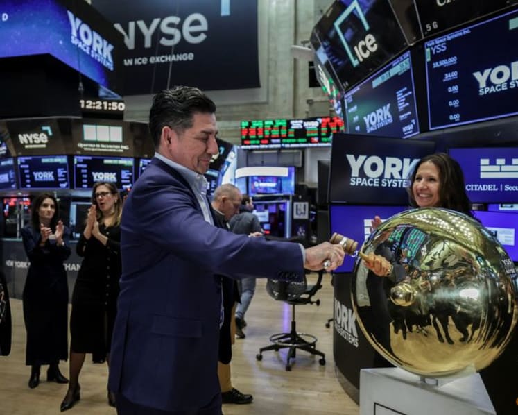 York Space valued at $4.75 billion in NYSE debut on Pentagon spending bets