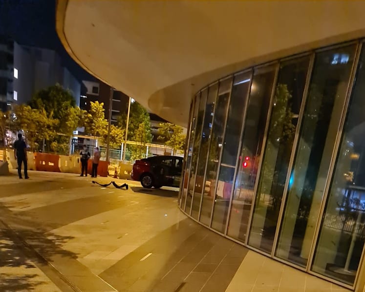 62-year-old driver sustains minor injuries after accident at Mediacorp Campus